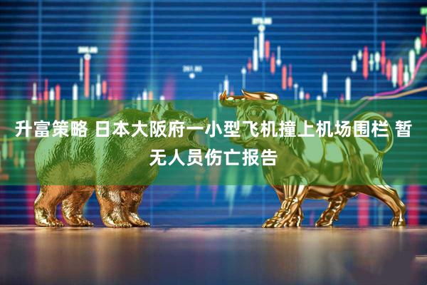 升富策略 日本大阪府一小型飞机撞上机场围栏 暂无人员伤亡报告